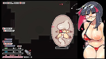 Rignetta's Adventure [ Monsters Hentai Game ] Ep.12 the queen of darkness lesbian minions made her squirt for hours while liking her ears