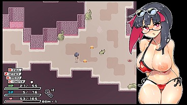 Rignetta's Adventure [ Monsters Hentai Game ] Ep.12 the queen of darkness lesbian minions made her squirt for hours while liking her ears