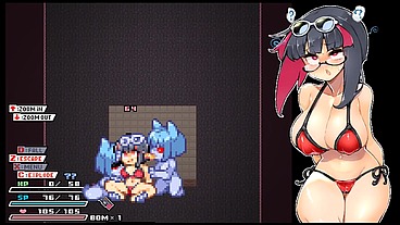 Rignetta's Adventure [ Monsters Hentai Game ] Ep.12 the queen of darkness lesbian minions made her squirt for hours while liking her ears