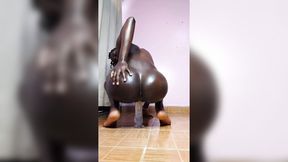 Riding My Huge Dildo