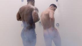 ”Michael Boston surprised when sees DeAngelo Jackson's gay huge black cock”