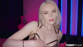 Blonde Anal Crazy Amber Kawaii Gets Her Tight Tiny Ass Drilled Raw