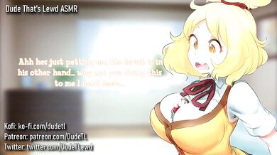 Dog girl gets filled with lewd JOI ASMR and wants more