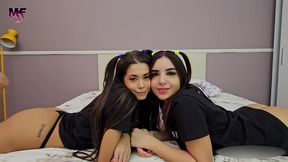 fantastic kisses from brunettes