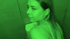 picked her up in a nightclub and fucked her in the toilet. rough public sex. licking the toilet