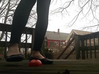 Massive Ballet Flats Tomato Crush