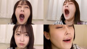 Mizuki Amane - CLOSE-UP of Japanese cute girl YAWNING yawn-18 - wmv