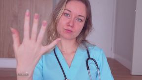 Nurse`s Hands Long Natural Nails ASMR