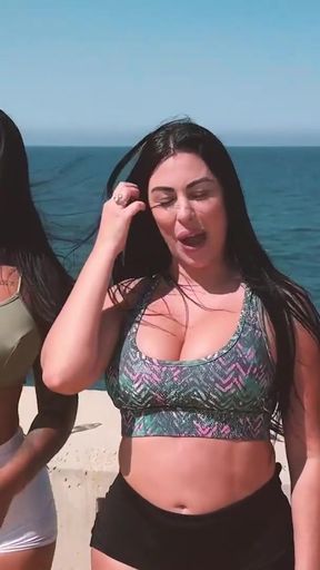 Colombian and Spanish women fuck a stranger's big cock - Carla Boom, Mariana Martix &amp; Sergio Lagos   Clip 1