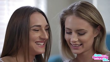 Andi Rose and Kyler Quinn are having a casual threesome with a guy they both like