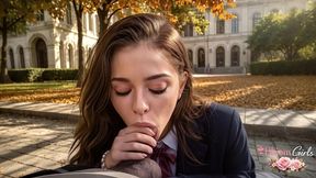 i fucked the smartest 18-year-old female student right by our university building. fucking her tight pussy is pure pleasure![ai]