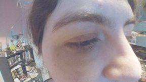 Sad eyes, getting dark