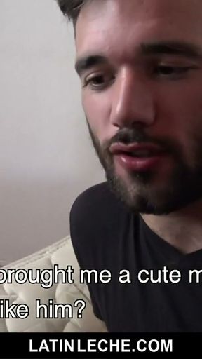 3 Big Dick Latinos Have Threesome   Clip 1