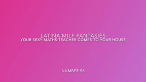 Your Sexy Latina Math Teacher Come To Your House To Give You A Special Lesson