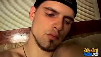 Straight stud shows his big monster cock