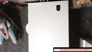 SayUncleNetwork.com - DP fucked twink punished for stealing with a raw daddy fuck