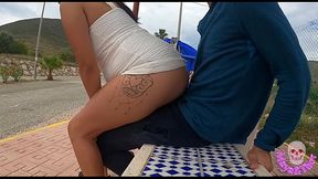 Adventure Sex &ndash_ Risky Fuck At Urban Bus Stop