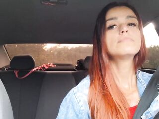 Excited app driver caught passenger masturbating from behind and drilled him out of a cock rubber!