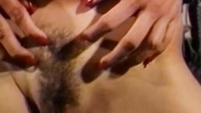 ”Dominating lesbian girls are rough at toying their tiny assholes”