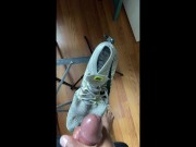 Cumming on my Nike Running Shoes