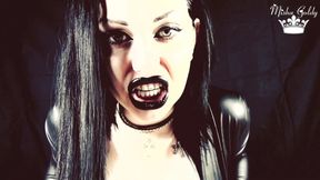 Goth darkside smoking JOI and tease