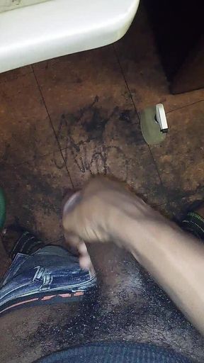 Big Black Cock PISSING In Bando Sink BBC Fetish