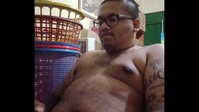 Vaibhav Fondles Himself Whilst Naked &amp_ Sitting At His Computer