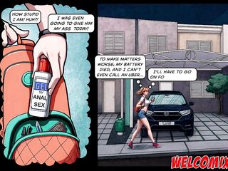 Banging 2 large dicked dudes at the same time! Interracial anime!