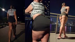 mini skirt - flip flops - thick legs - tease - ass worship - redbone - bbw latina - boricua mami