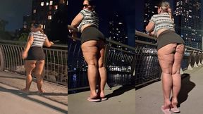 mini skirt - flip flops - thick legs - tease - ass worship - redbone - bbw latina - boricua mami
