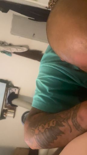 Sexy Latino man eat pretty tattooed women
