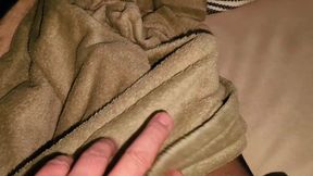 Soft Male Feet in Ultra Thin Nylon - Close-Up Rubbing &amp; Detail View