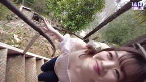 Condom-gulp Wander as a Daring Young Beauty Drains Every Warm Drop Outdoors Ep. 2