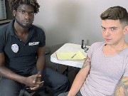 Horny Young Stud Dakota Payne Obeys His Fit Body To Hunk Black Officer Devin Trez - YoungPerps