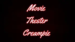 Movie theater creampie surprise