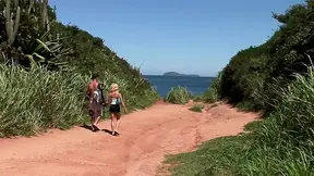 Love triangle with Chloe Delaure a slut who has her pussy