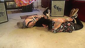 Two Girls Hogited In The Basement