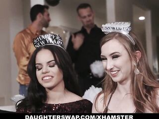 daughterSwap - Hawt Teen step daughters Drilled Next To babes