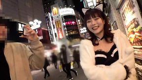 A pretty cosplay bar girl joins a lavish drink event - enjoys a thrilling first time with intense back pleasure!