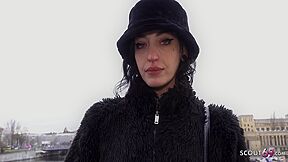 Crazy Skinny Goth Girl Brisen Love Rough Fuck At Porn Casting With Rimjob Squirting And Deepthroat