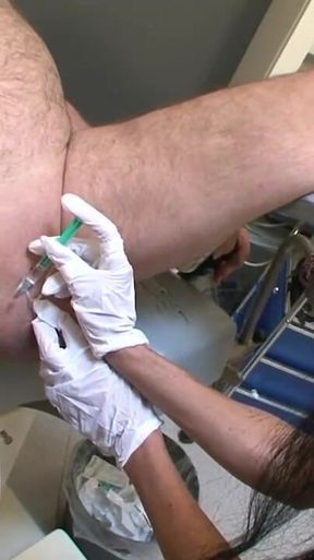 Rough BDSM session for an old man