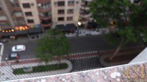 fucktoy shorty lyah silva on the balcony almost only anal