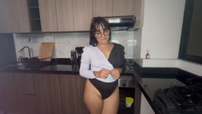 I Went Into My Room to Masturbate in Front of Her and Ended up Fucking