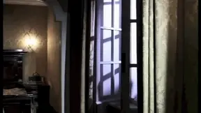 Two slutty babes please one lucky guy in hot threesome