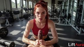 i fucked my trainer s plump, cock-hungry pussy right in the gym. my cum was inside her![ai]