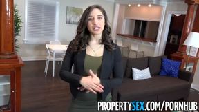 College student fucks big ass real estate agent
