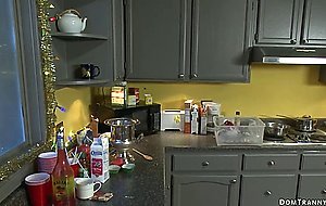 Married coupe are fucked by shemale