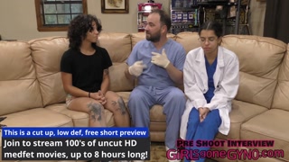 Nicole Luva Stunned When Dr. Aria Nicole Walks In Butt Naked To Perform Examination!