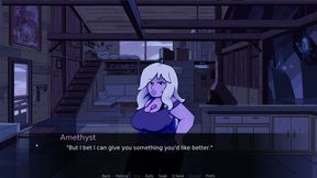 Amethyst really wanted to show her dick sucking skills - Gem Blast part 2