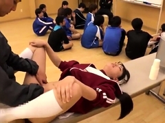 Pretty Asian teens in uniform unleash their hardcore desires